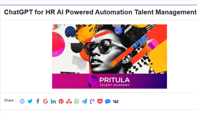 ChatGPT for HR AI Powered Automation Talent Management