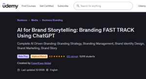 Free Udemy Course on AI for Brand Storytelling and Branding